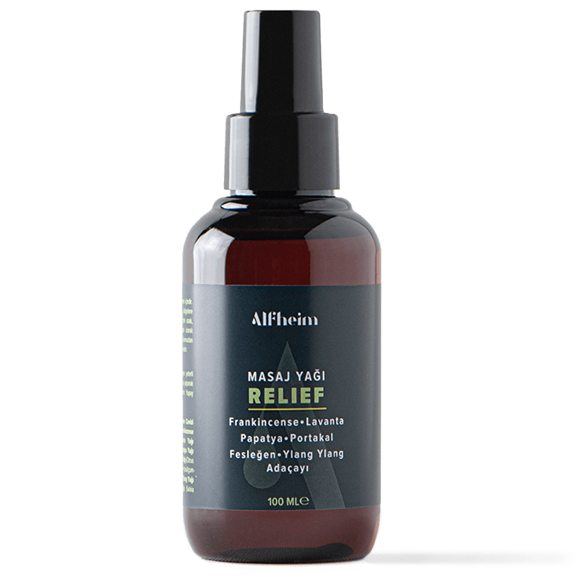 Alfheim Relief Masaj Yağı/ Uçucu Yağ Karışımı/ Orman Kokulu Dinlendirici Masaj Yağı/ 100 Ml